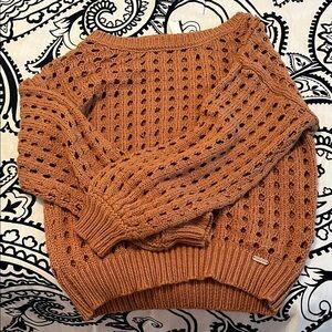 Women's Brown Knit Sweater